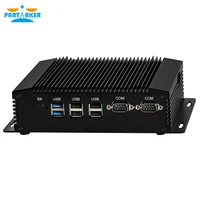 Dual LAN Mini PC Windows 7 Fanless Mini PC Celeron J1900 Pentium N3520 N2920 RS485 COM USB WIFI industrial PC Desktop Computer 2