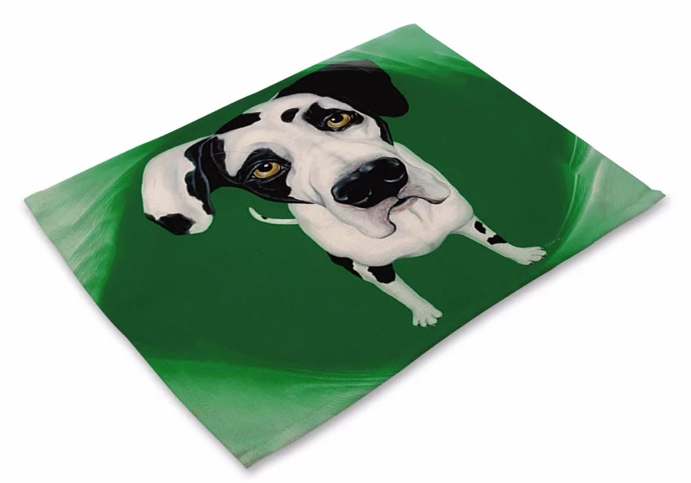 Милая очаровательная собачка Huskie коврик для столовых тарелок коврик для чаши подставка для подстаканника аксессуары для кухни коврик для стола - Цвет: Pattern 2