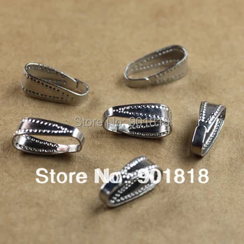 

100pcs/lot copper necklace Clamp Pendant Connector Jewelry Finding F4