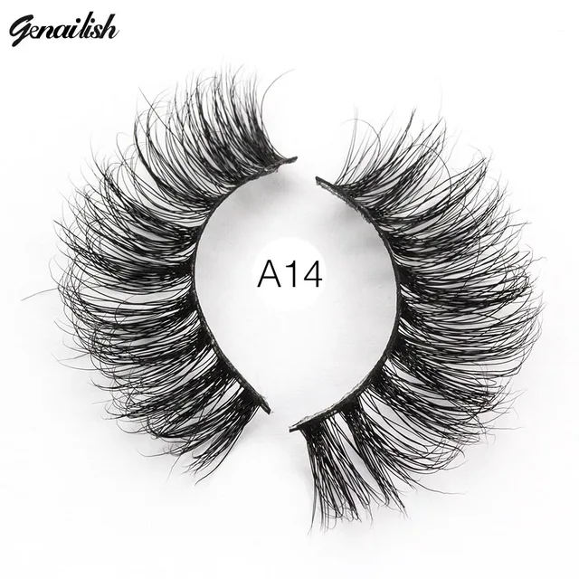 genailish mink lashes 3d mink eyelashes natural false eyelashes 1
