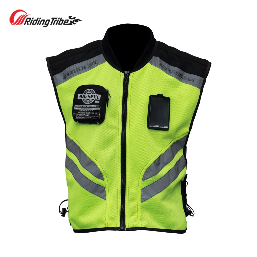 Riding Tribe para montar en moto, de seguridad, ropa de advertencia, chaleco de alta visibilidad, uniforme de equipo|Chaleco de motero| - AliExpress