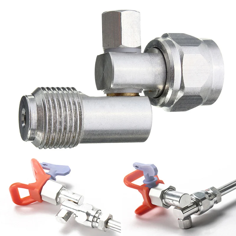 

Newest 1 Pcs 7/8 Inch F-7/8 Inch M Universal Silver Swivel Joint Tool for Airless Spray Tool
