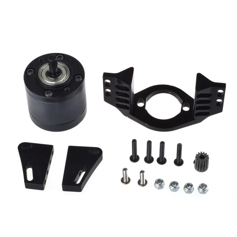 

Durable 1 Set 1/10 RC Crawler Car D90 Metal Gear Box 1/5 Planetary Gearbox With Motor Gear Spare Parts