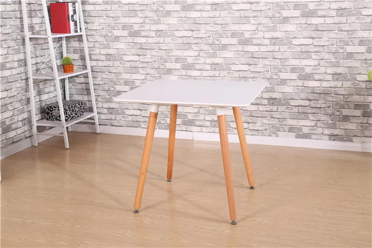 

A square table. Small family table. Study desk reception desk