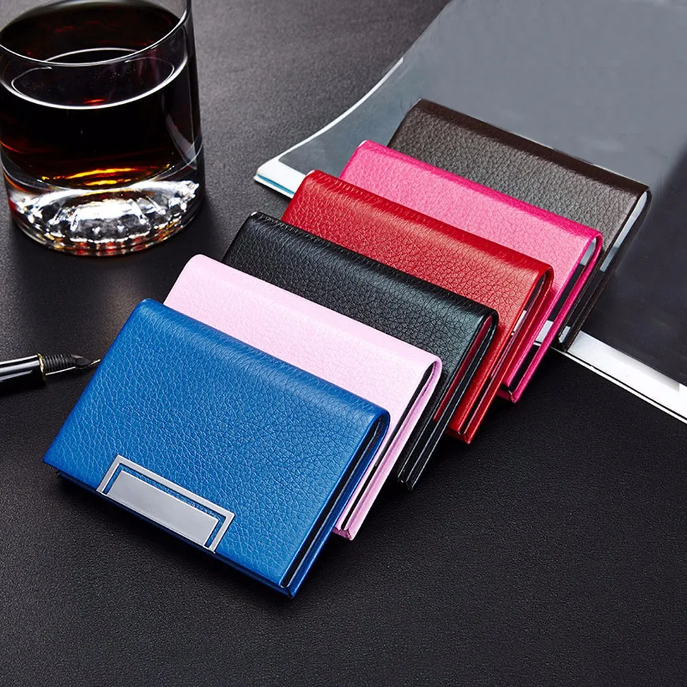 2018 Superior Quality business Women Men Metal Wallet Credit Card