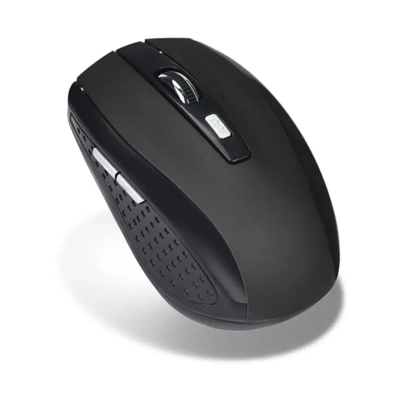 Беспроводная игровая мышь Sem Fio оптическая эргономичная мышь профессиональная портативная мини USB мышь геймер для компьютера ПК ноутбук#20/ - Цвет: Black