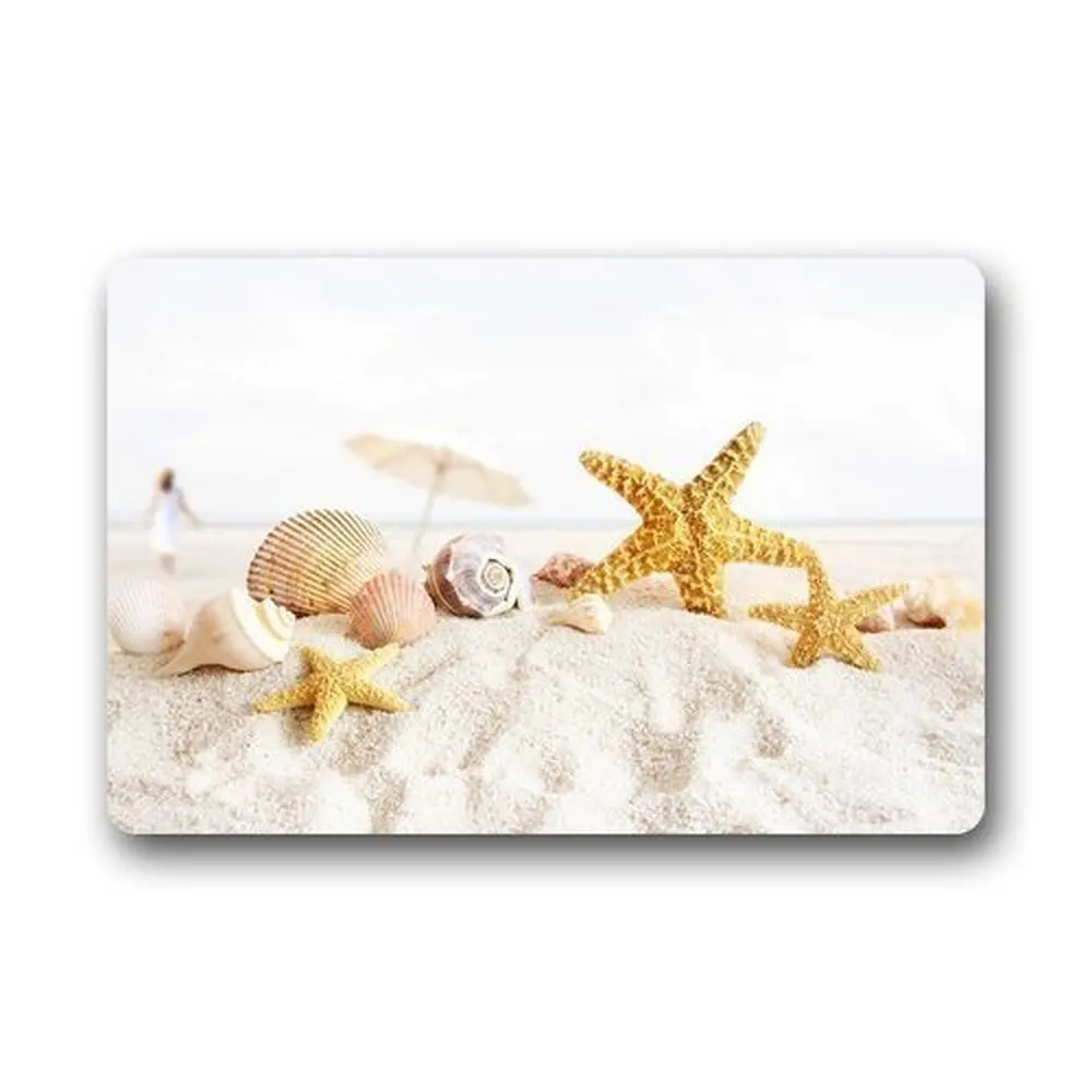

Hi,Doormat Beach Theme Kitchen Rugs Cover Non-Slip Outdoor Indoor Bathroom Kitchen Decor Rug Mat 23.6 X 15.7 Inch