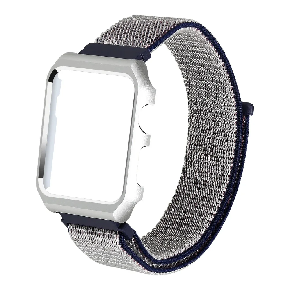 

Top Brand Nylon Watchband For Apple Watch Band 1/2/3 Series 38mm/42mm Frame+Band Sports Bracelet iwatch Strap
