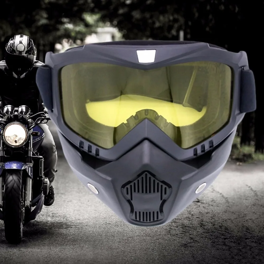 

Completely Framed Mask Skiing Glasses Cycling Glasses Windproof Goggles Breathable Glasses Removable Mask For Outdoor Sports New