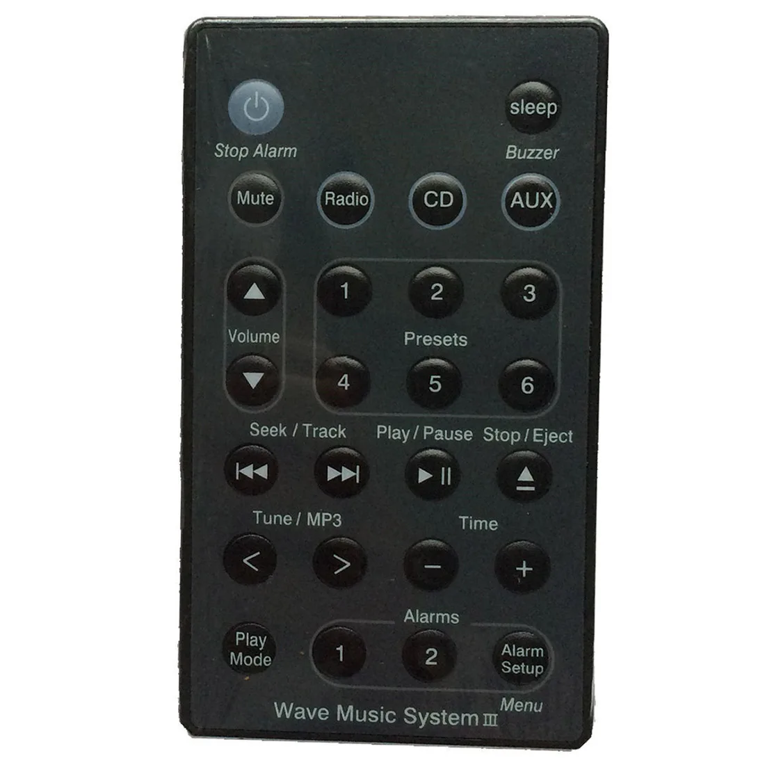 New Remote (Black) for Wave Radio/CD Music System AWRC C1 AWRC C2 AWRC