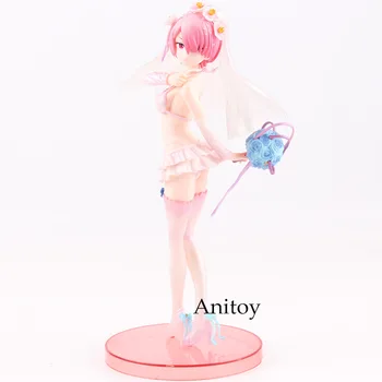 

Re Zero Kara Hajimeru Isekai Seikatsu Hot ---- Wedding Dress Ram PVC Re:Zero Figure Collectible Figurines Model Toy
