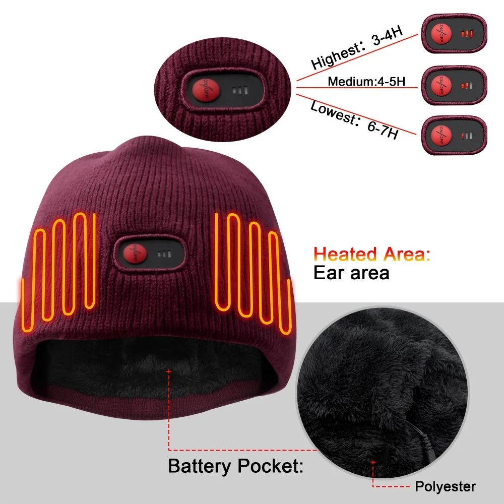 шапка с подогревом