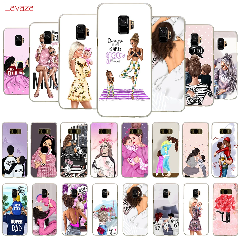 

Lavaza Super mama girly Girl Queen Hard Phone Case for Samsung Galaxy A10 A30 A40 A50 A70 M10 M20 M30 Cover