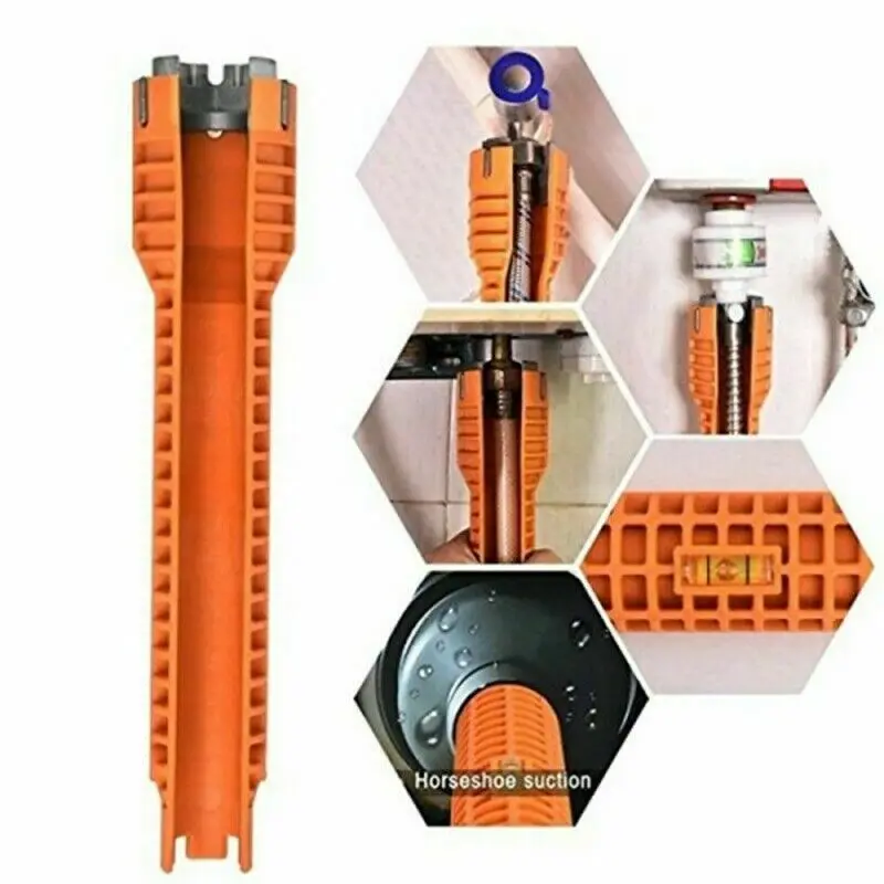 

Multi-function Water Pipe Spanner Sink Faucet Wrench Faucet Sink Tool Set Kit