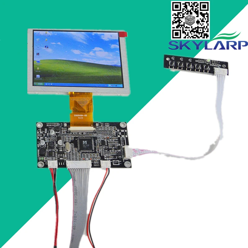 

5''inch TFT LCD for INNOLUX ZJ050NA-08C Resolution: 640x480 50Pin Plus VGA AV LCD Display Controller Board Kit Free shipping