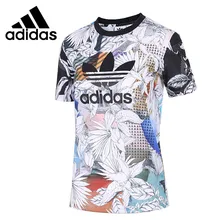 Новое поступление Adidas Originals фермы футболка Для женщин футболки с коротким рукавом спортивная