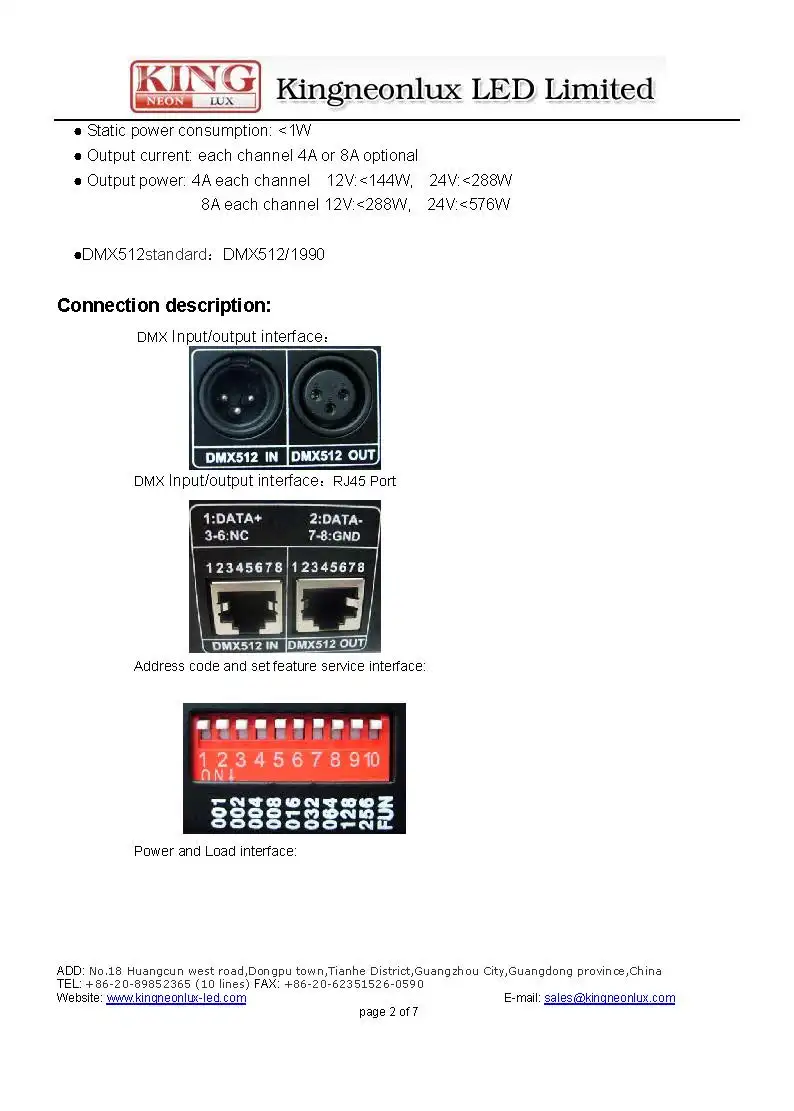 3 канала DMX512 декодер RGBW PWM DMX512 затемнения светодиодный драйвер RGBW Светодиодные ленты светильник DMX сигнала контроллера, работающий от постоянного тока 12 V-24 V