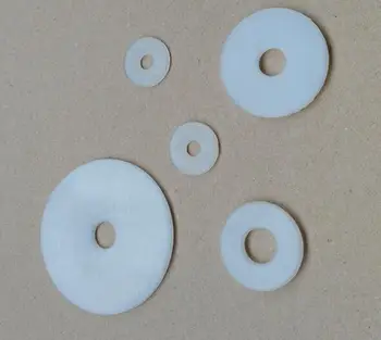 

4pcs M25/M26/M28/M32 nylon gasket sheet insulated flat pad plastic washer round flat polyamide washers bright white