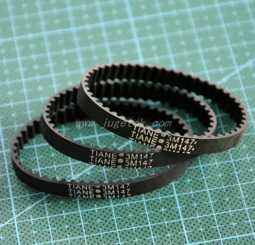 

Free shipping 10pcs/lot HTD 3M Timing Belt Closed-loop 147mm length 49 teeth 6mm width