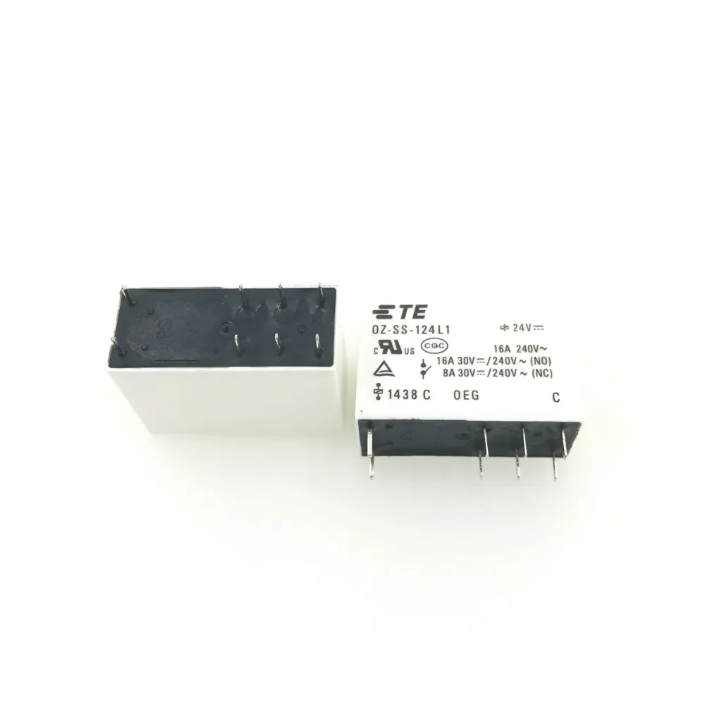 

New TE TYCO OEG OZ-SS-112L1 OZ-SS-124L1 OZ-SS-148L1 OZ-SS-105L1 8PINS 16A Power Relay 20pieces/lot