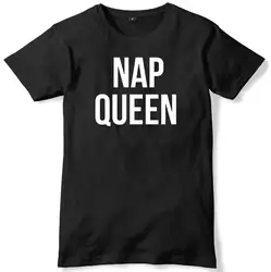 Мужская забавная футболка унисекс Nap queen