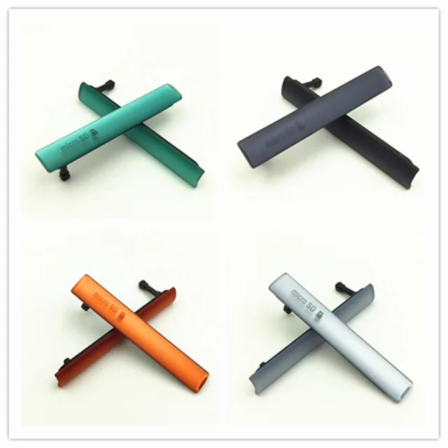 

Z3 Compact SIM Card + Micro SD & USB Charging Slot Port Dust Plug Block sets Cover For Sony Xperia Z3 Compact mini D5803 D5833