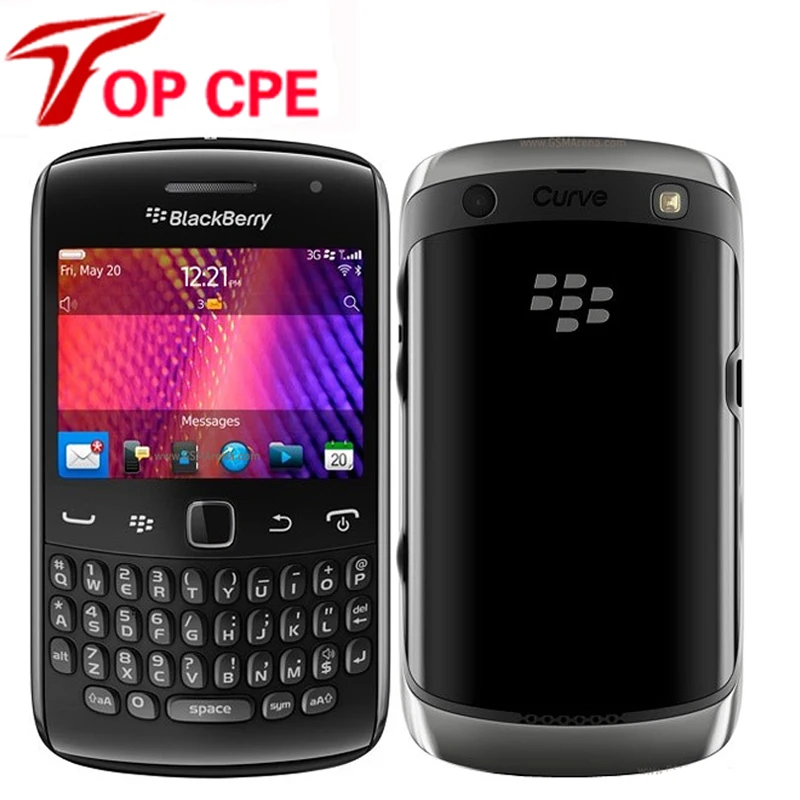 Original Unlocked BlackBerry Curve 9360 Unlocked Mobile Phone Quad Band 3G GPS WIFI 5MP Camera refurbished