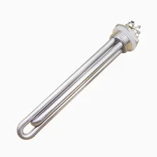 DC 36V 1200W Water Heating Element with 1INCH NPT Screw Immersion Tubular Heater supply by Wind Turbine Generator