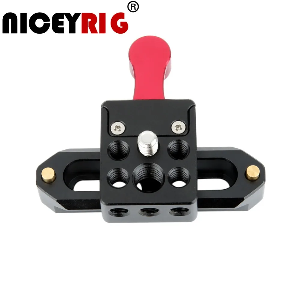 Зажим NICEYRIG NATO с НАТО рейкой 1/4 дюйма 3/8 отверстиями для винтов БЫСТРОРАЗЪЕМНАЯ