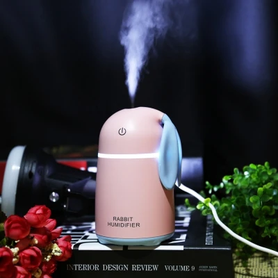 

Aromatherapy Essential Oil Diffuser USB Ultrasound Cartoon Humidifier LED Light for Home Office