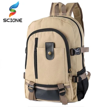 

New Arrival Men and Women Outdoor Sports Canvas Backpack Camping Travel Mountaineering Bag Rucksack Bicycle Hiking Bags