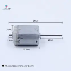 Автомобильный Дверной замок мотор 26 мм круглый плоский Вал автомобильный мотор зеркало заднего вида двигатель FC280PC FC-280 8-16 В