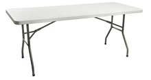 HDPE plastic folding dining table rectangular for hotels restaurant home and outdoor