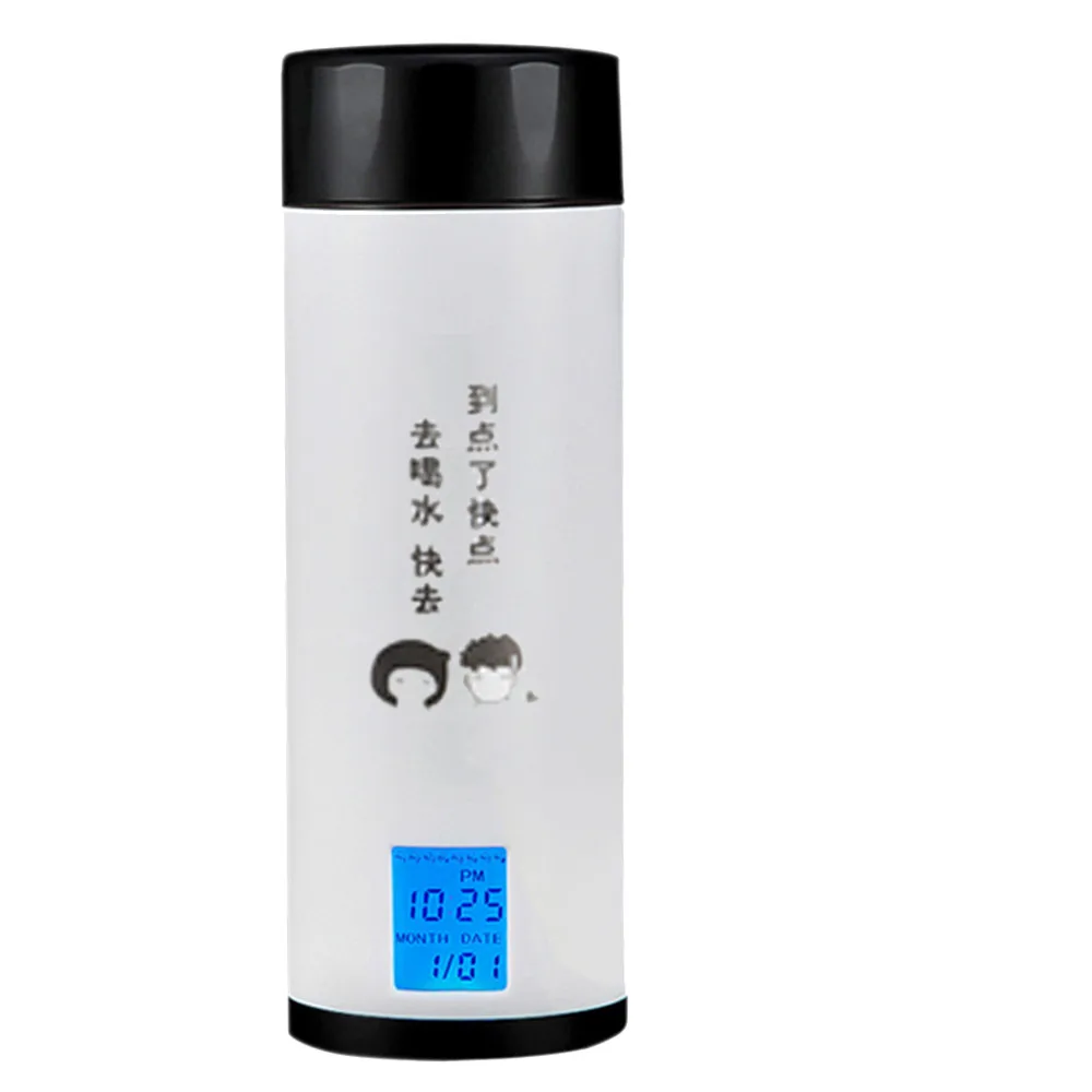

HIPERDEAL Smart Remind Mug Intelligent Water Drinking Reminder Cup Time Date Display S8M7 4.19