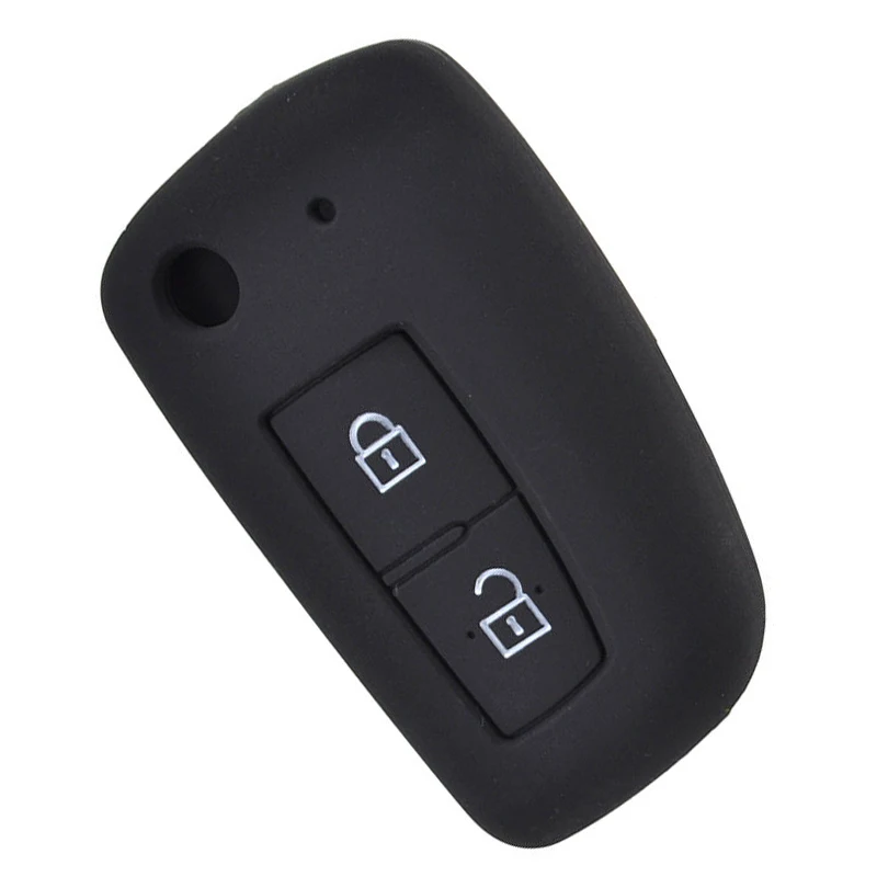 High Protective Silicone Key Case 2 Button Dedicated Car Key Cover For Nissan X-Trail Juke Qashqai Micra Pulsar