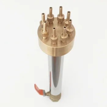 

1" DN25 Silver Tassel Fountain Nozzles With Control Valve For Garden Pond