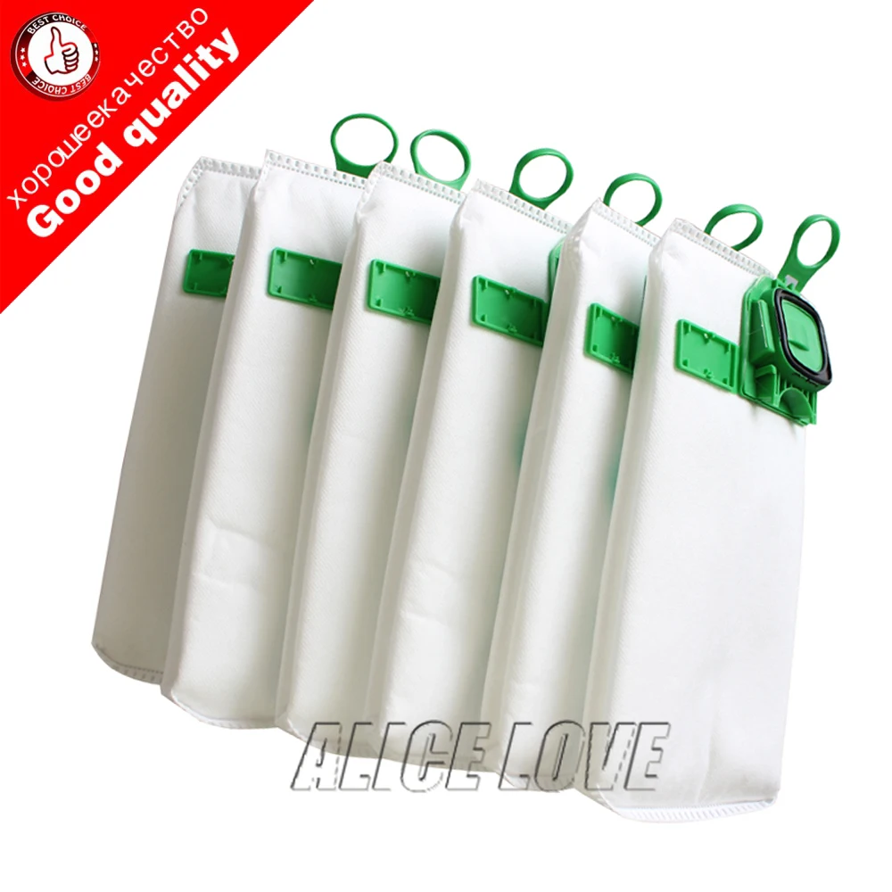 

6pcs high efficiency dust filter bag replacement for VK140 VK150 Vorwerk garbage bags FP140 Bo rate kobold Vacuum cleaner