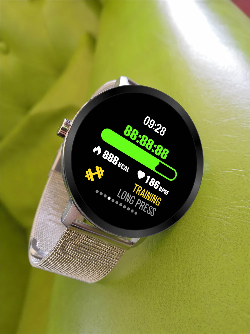 Greentiger V11 Смарт-часы из закаленного стекла фитнес-трекер спортивные Смарт-часы IP67 водонепроницаемый монитор сердечного ритма для мужчин и женщин