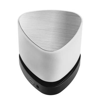 

Wireless Bluetooth 4.2 Speaker With Alarm clock Aux input Colorful lights for phone