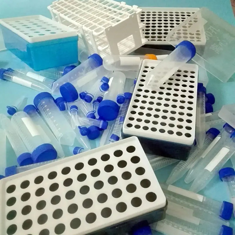 50 piece 15ml / 50 ml laboratory Centrifuge Tubes + plastic Tube rack ,