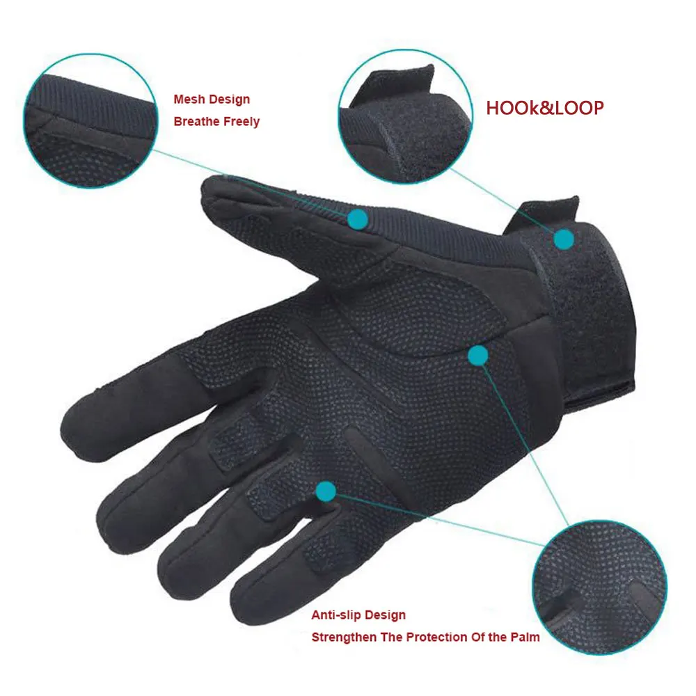 1pair Tactical Military EVA Gasket Knuckle Gloves/Motorcycle Gloves Fit for Motorcycle Paintball Cycling Hiking Camping  Finger