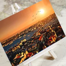 6pcs/lot "Charming City Series- Istanbul" Scenery Postcard /Greeting Card/Wish Card/Christmas gifts