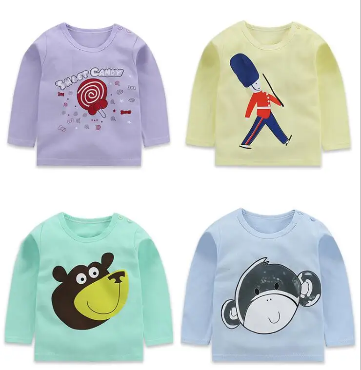 

2019 NEW Kids Tops Cartoon Short Sleeves T shirt Children Girls Boys t shirt top tee/ Kids t shirt /Children's T-Shirts
