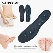 Magnetic Therapy Slimming Insoles for Weight Loss Foot Massage Health Care Shoes Mat Pad Brown Acupuncture Sole Dropshipping