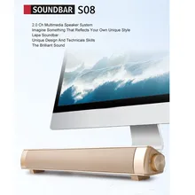 2018 new Portable speaker subwoofer speaker Stereo Sound Blaster Dual Speaker BT4.1 Speaker Sound System For TV Computer