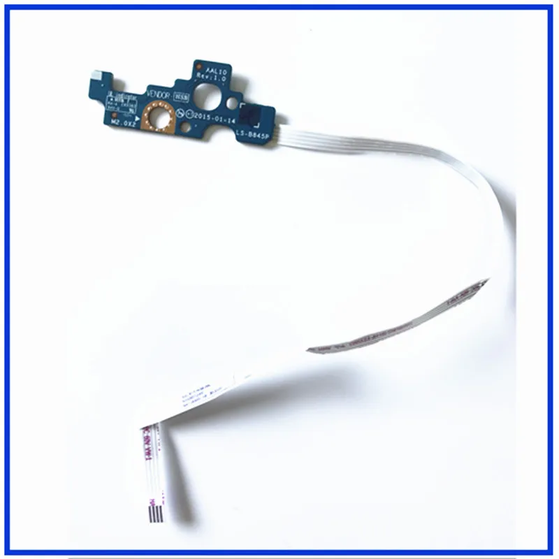 Новый плата кнопки питания для ноутбука кабель DELL Inspiron 17 5755 5758 5759 LS-B845P |