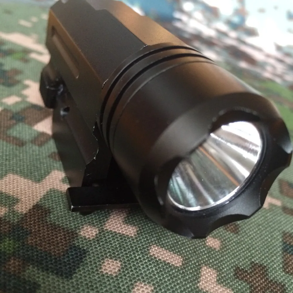 LED Shotgun Rifle Gun Flash Light 600 Lumen Tactical Torch Flashlight with Release Weaver Mount for