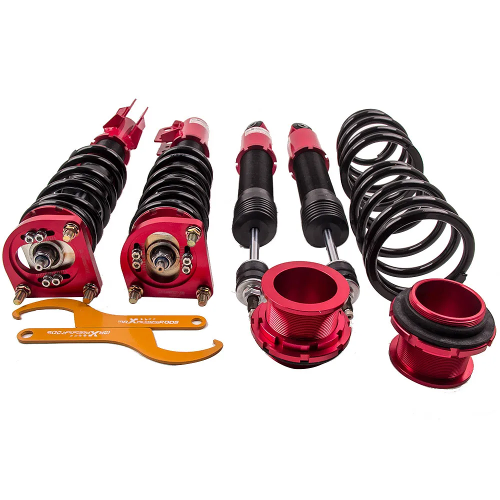 Adjustable Damper Coilover Suspension Kit for 94-04 Ford Mustang 4th Shock Absorber Struts red | Автомобили и мотоциклы