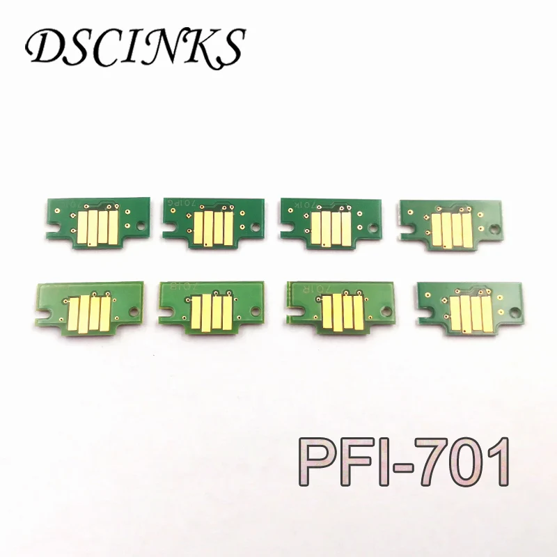 8 шт. чип чернильного картриджа PFI-701 для Canon IPF8000S IPF9000S IPF8010S IPF9010S IPF 8000S 9000S 8010S 9010S PFI 701