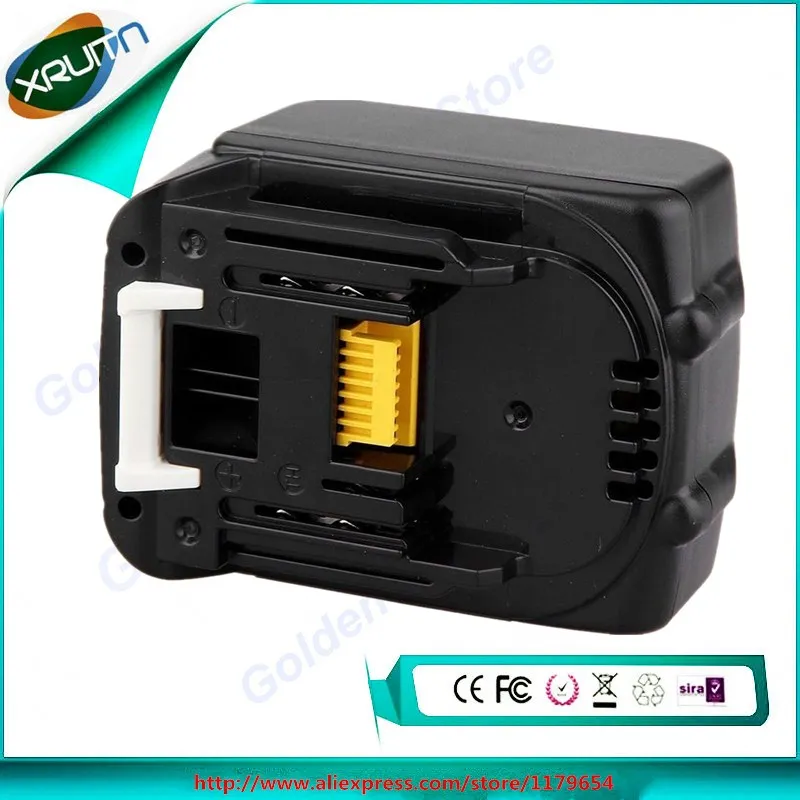 1 шт. 14,4 V 4500 мА · ч, литий-ионный, Батарея для MAKITA BL1430 BL1415 BL1440 194066-1 194065-3 Электрический Мощность инструмент 14,4 V 4.5Ah VHK09T5